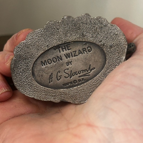 The Moon Wizard fantasy Myth & Magic Tudor Mint pewter with crystal - Picture 3 of 6